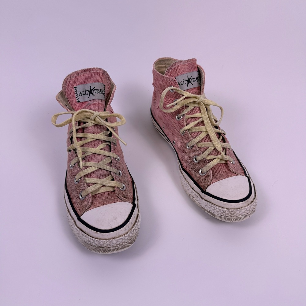 Y2k Converse x Stussy Sneakers Chuck High Top Mens 6 Womens 8 Skate Grunge 2000s
